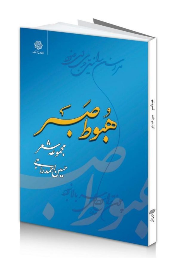 جلد کتاب هبوط صبر جلد کتاب شعر هبوط صبر